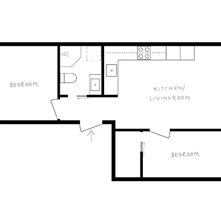 Leilighet Dinbnb Gagaten